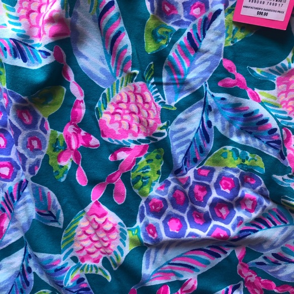 NWT lilly Pulitzer off shoulder top L - Picture 3 of 4